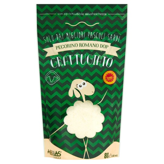Argiolas Grated Pecorino Romano Dop 80G Tesco Groceries