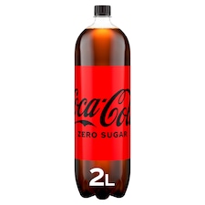 Coca-Cola Zero Sugar Soft Drink Bottle 2L