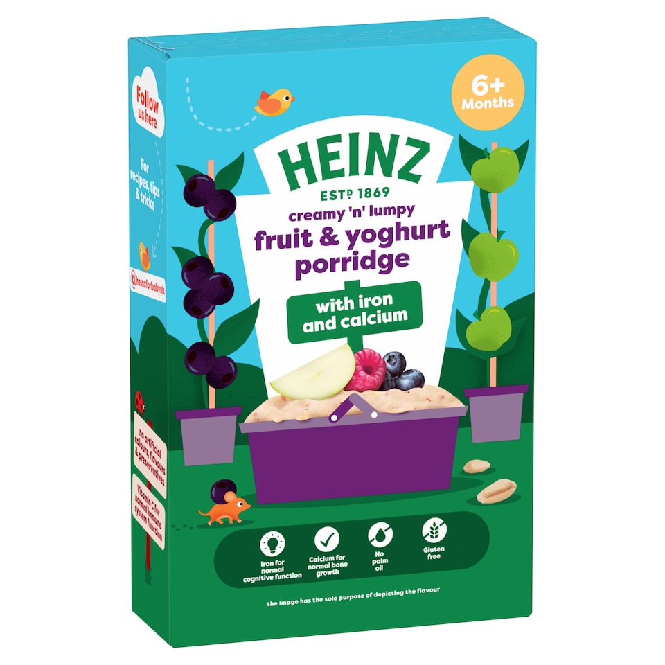 image 1 of Heinz Fruit  & Yogurt Porridge 125g