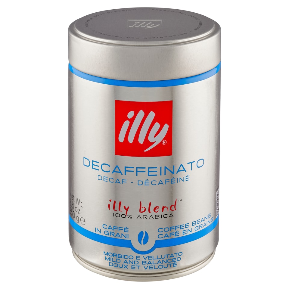 image 1 of illy Decaffeinato Roasted Coffee Beans without Caffeine 250g