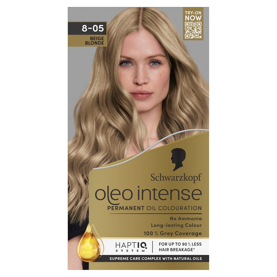image 1 of Schwarzkopf Oleo Intense Beige Blonde 8-05 Permanent Hair Dye