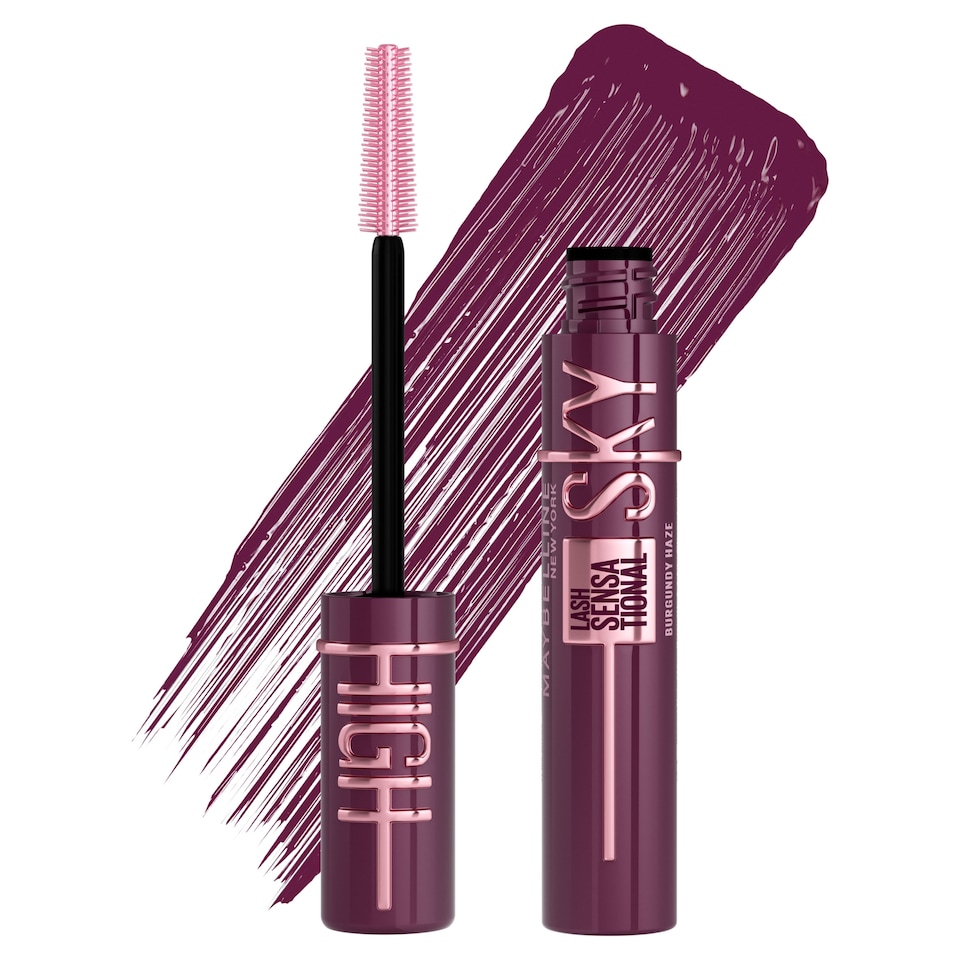image 1 of Maybelline Lash Sensational Sky High Mascara - Burgundy Haze 7.2ml