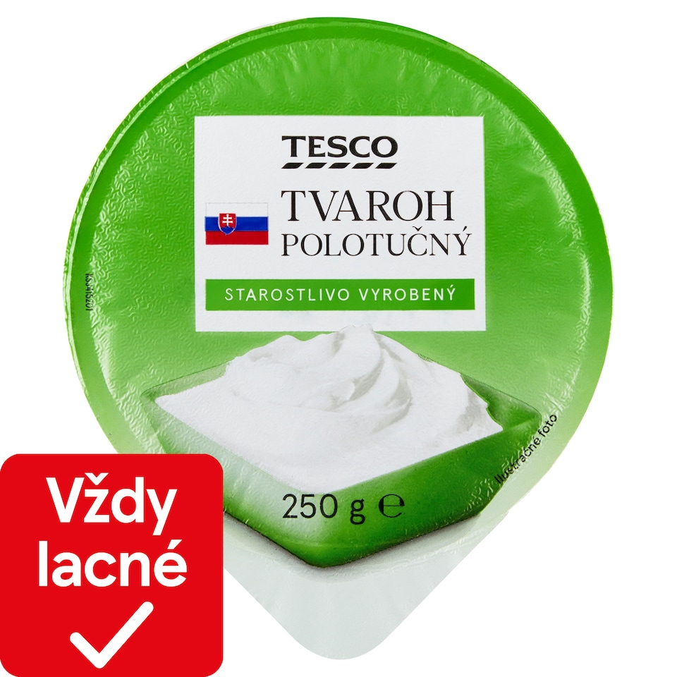 Tesco Tvaroh polotučný 250 g