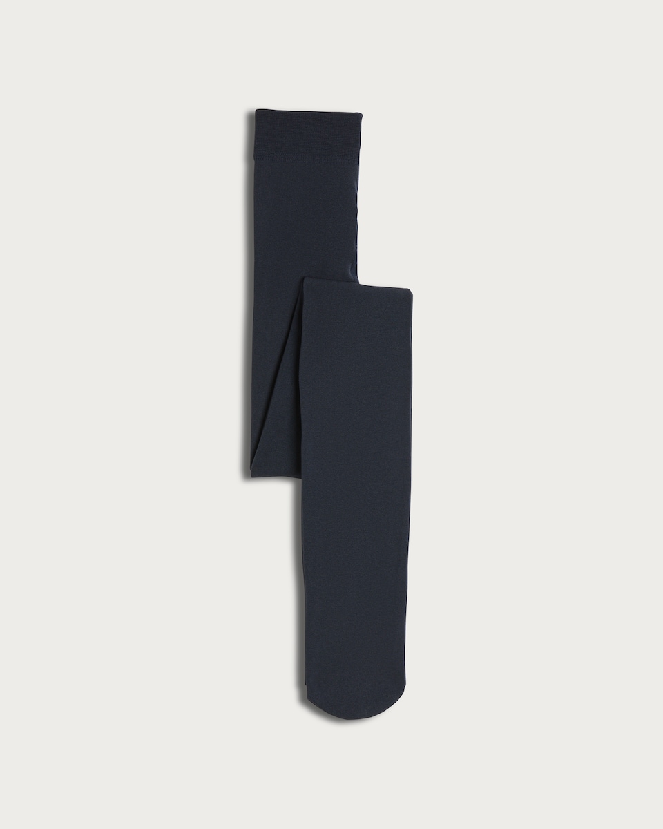 image 1 of F&F 200 Denier Fleece Thermal Tights in Grey