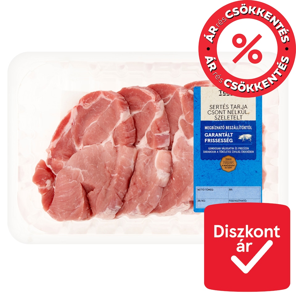 Tesco Sliced Pork Spare Ribs without Bones 800 g