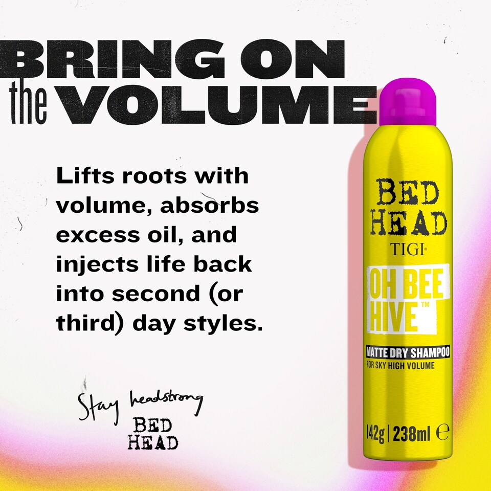 image 1 of Bed Head Tigi Be Hive Dry Shampoo Matte Finish 238Ml
