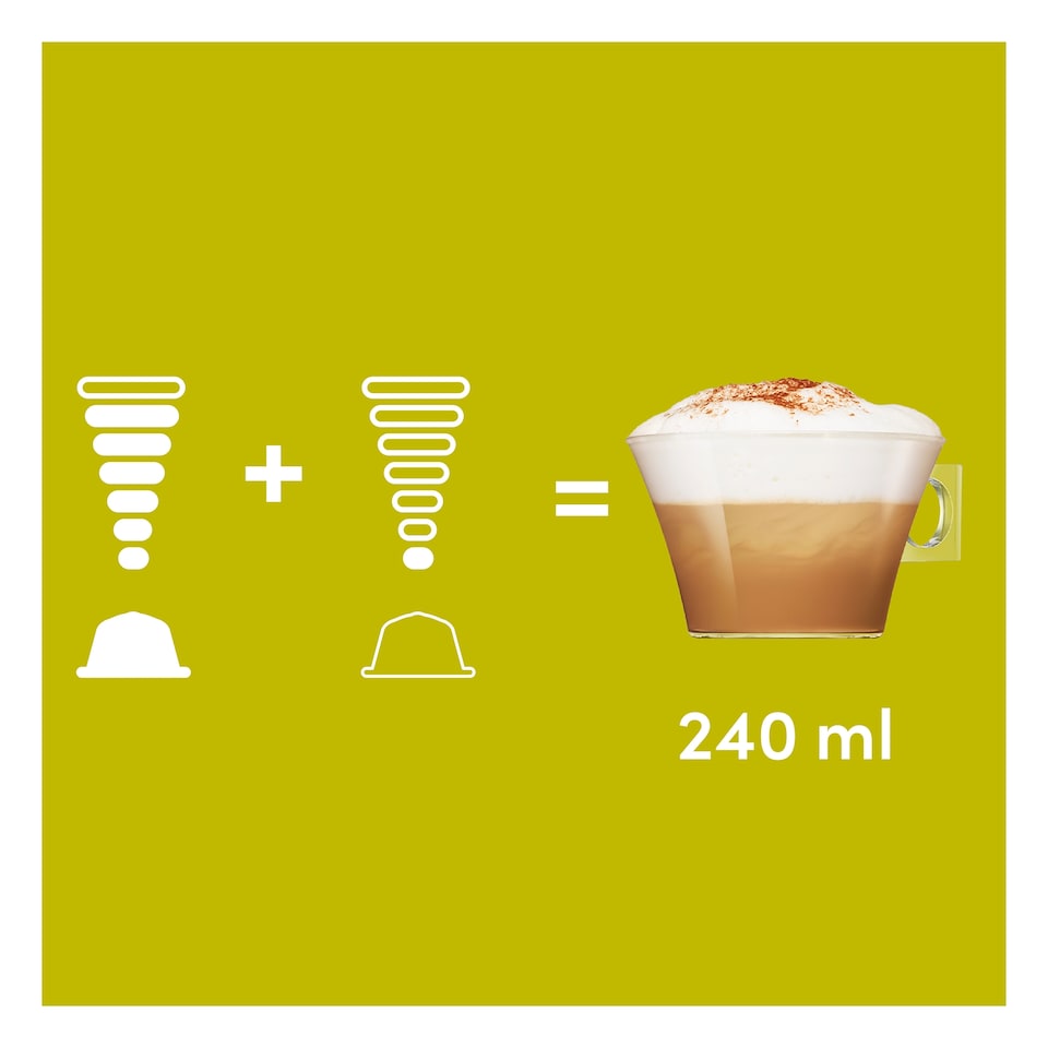 image 1 of Nescafe Dolce Gusto Cappuccino Coffee Pods x16 186.4g