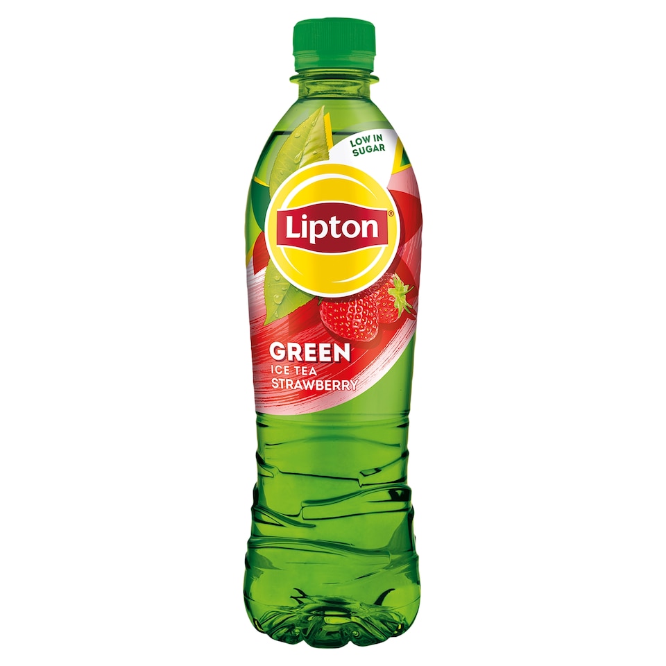 Lipton Ledový čaj zelený s příchutí jahod 500ml