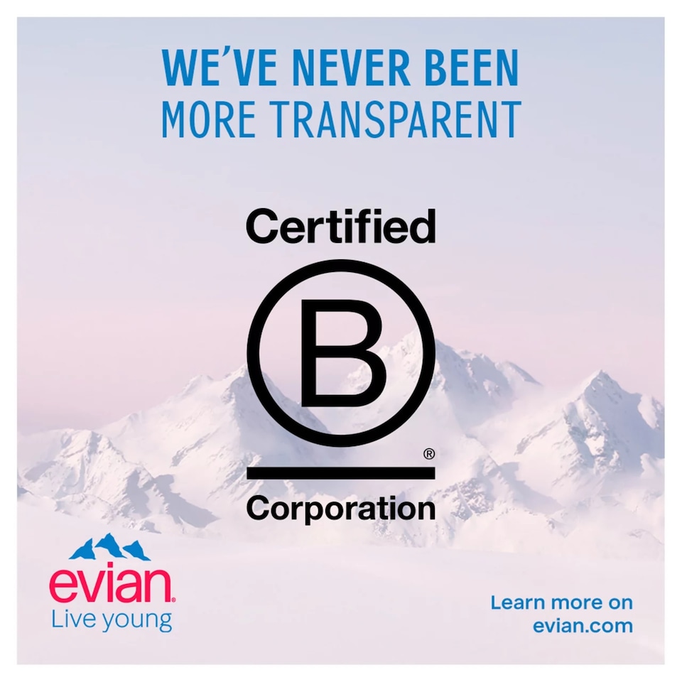 image 1 of Evian Natural Mineral Still Water 12x33cl