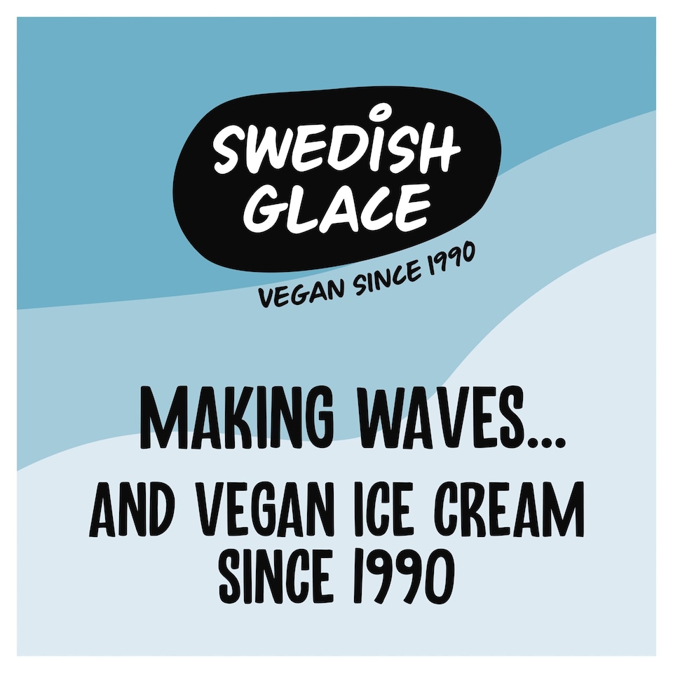 image 1 of Swedish Glace Vanilla Non Dairy Vegan Ice Cream Tub 750ml