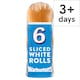 image 1 of Warburtons Soft White Sandwich Rolls 6 Pack