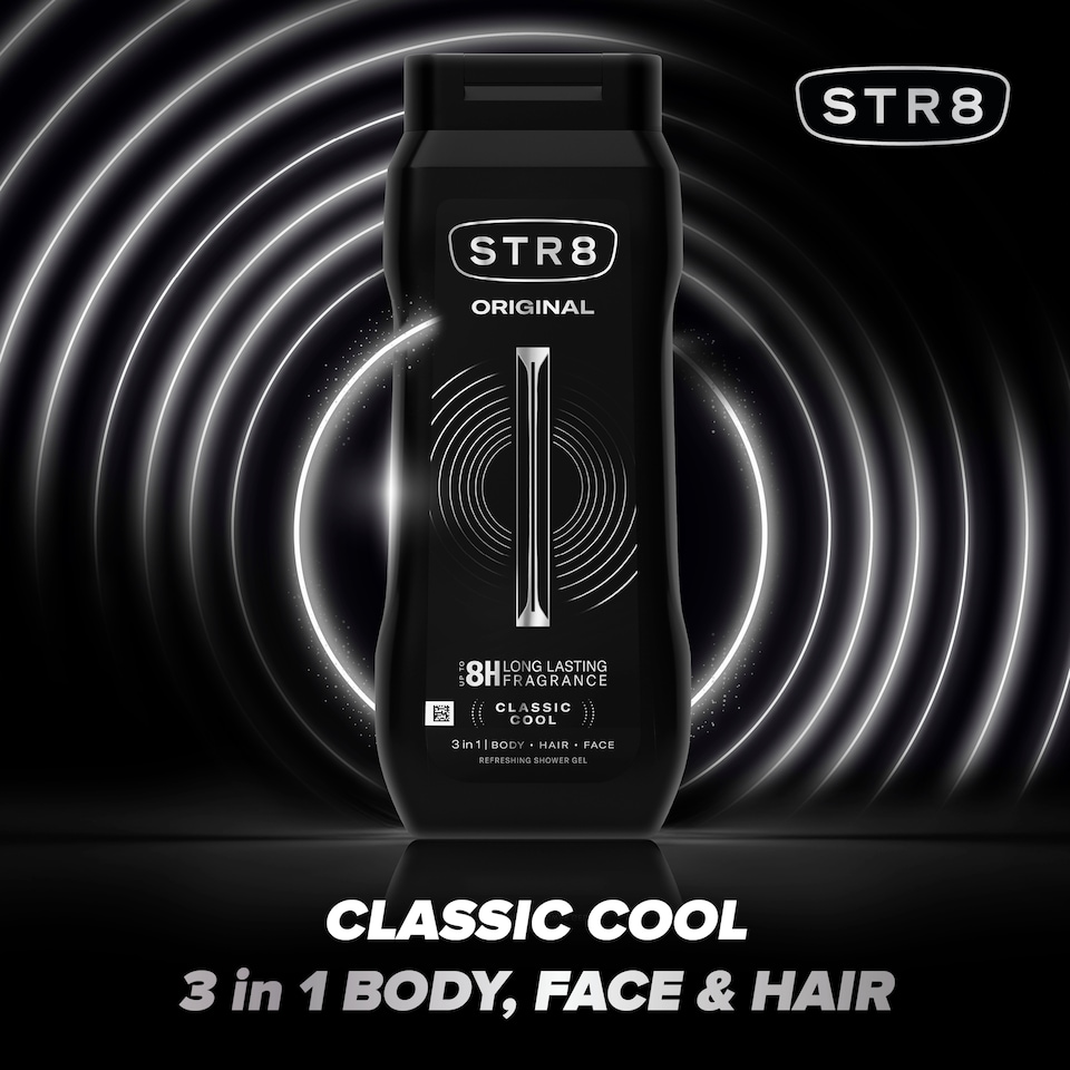 Obrázek 1 pro produkt STR8 Original osvěžující sprchový gel 3 v 1 400ml			