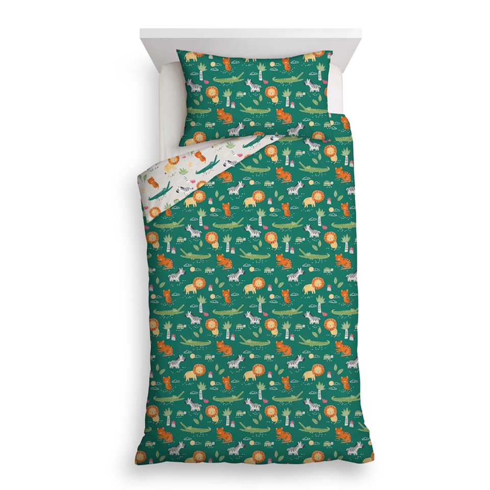 F&F Home Fun Jungle Duvet Set Single
