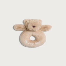 F&F Baby Textured My First Bear Rattle in Neutral