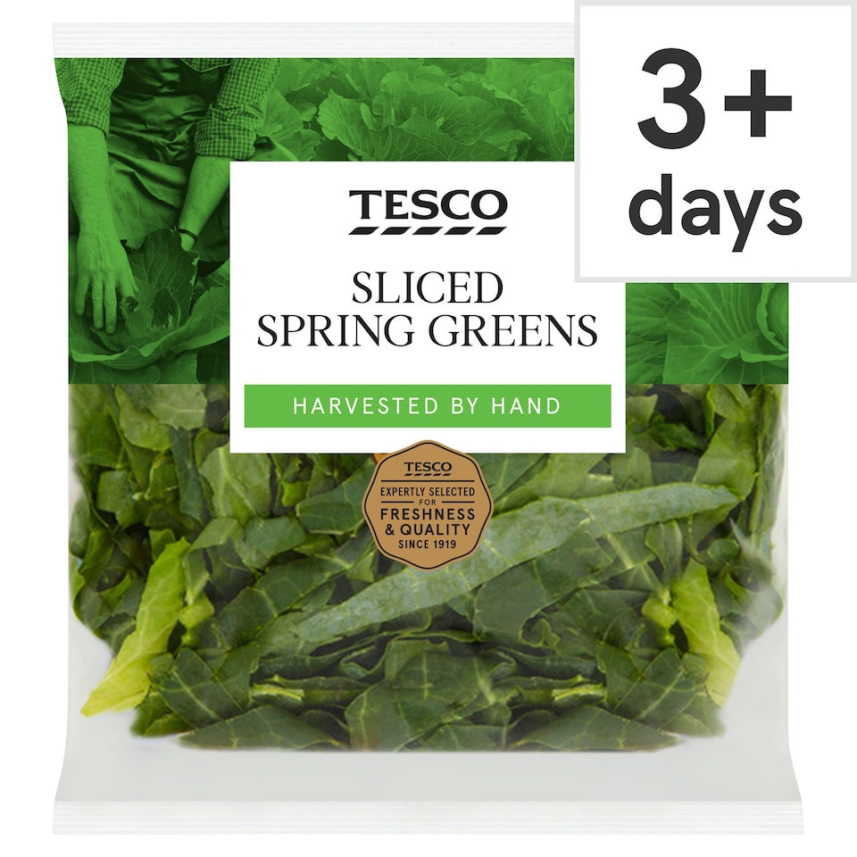 Tesco Sliced Greens 300G