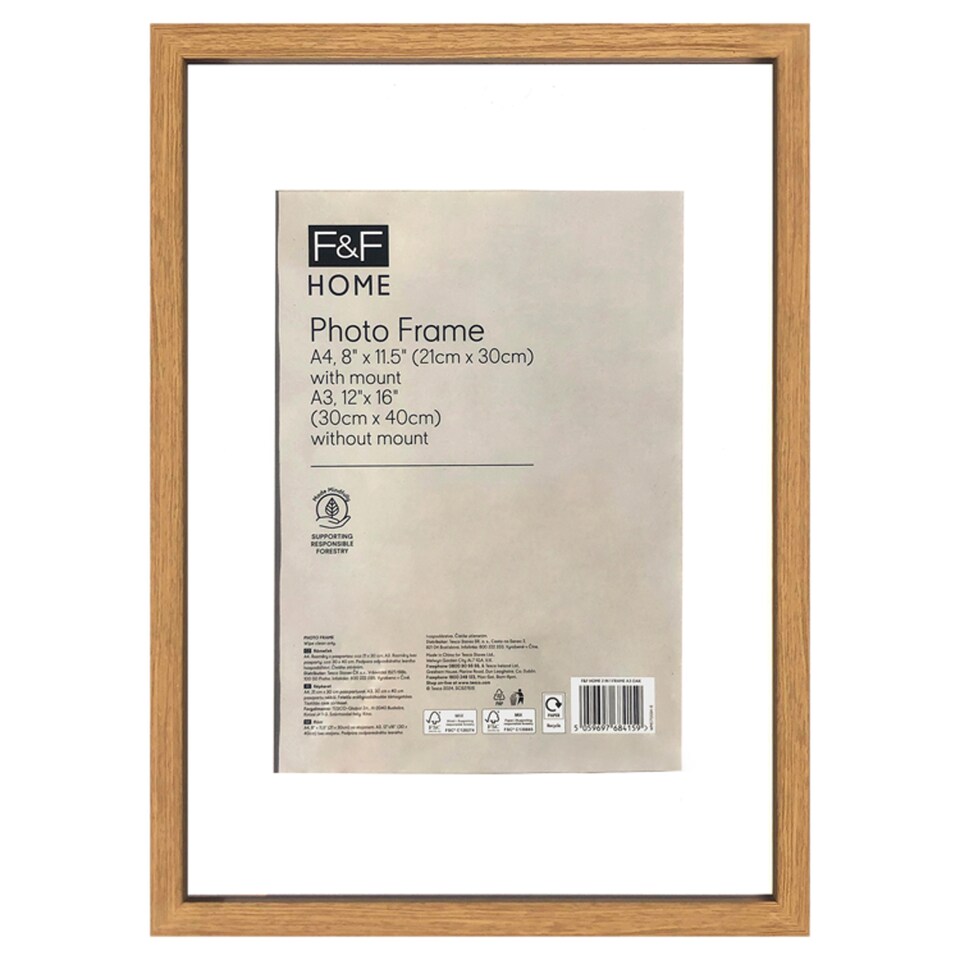 F&F Home Oak 2 in 1 Frame A3