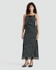 image 3 of F&F Polka Dot Lace Trim Cami in Multi Black