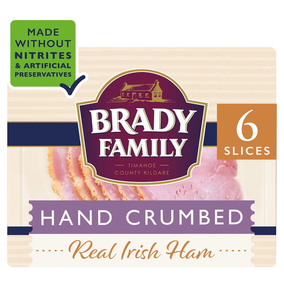 Brady Family MadeWithoutNitrites Crumbed Ham 80g