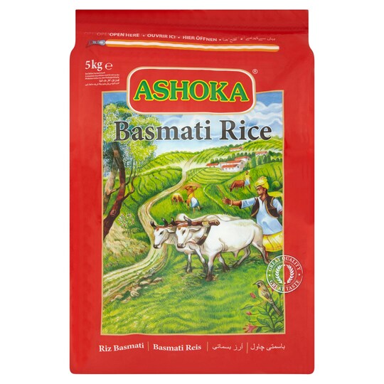 Veetee Ashoka Basmati Rice 5kg Tesco Groceries