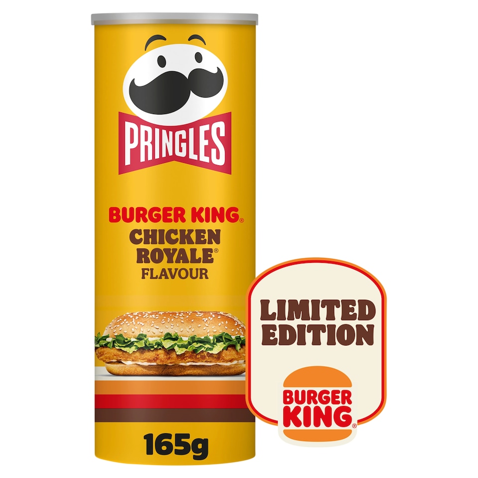 Pringles Burger King Chicken Royale Flavour Limited Edition 165g