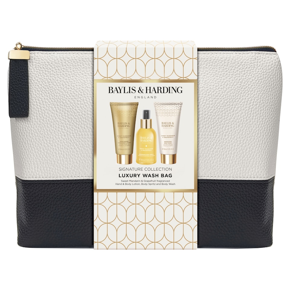 image 1 of Baylis & Harding Sweet Mandarin & Grapefruit Luxury Wash Bag Gift Set
