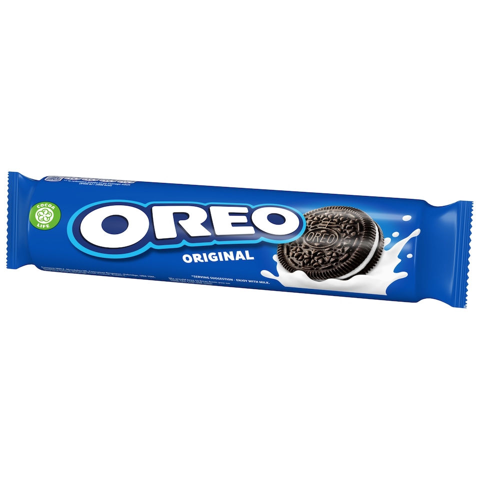 image 1 of Oreo Vanilla Cookie Chocolate Sandwich Biscuits 154G