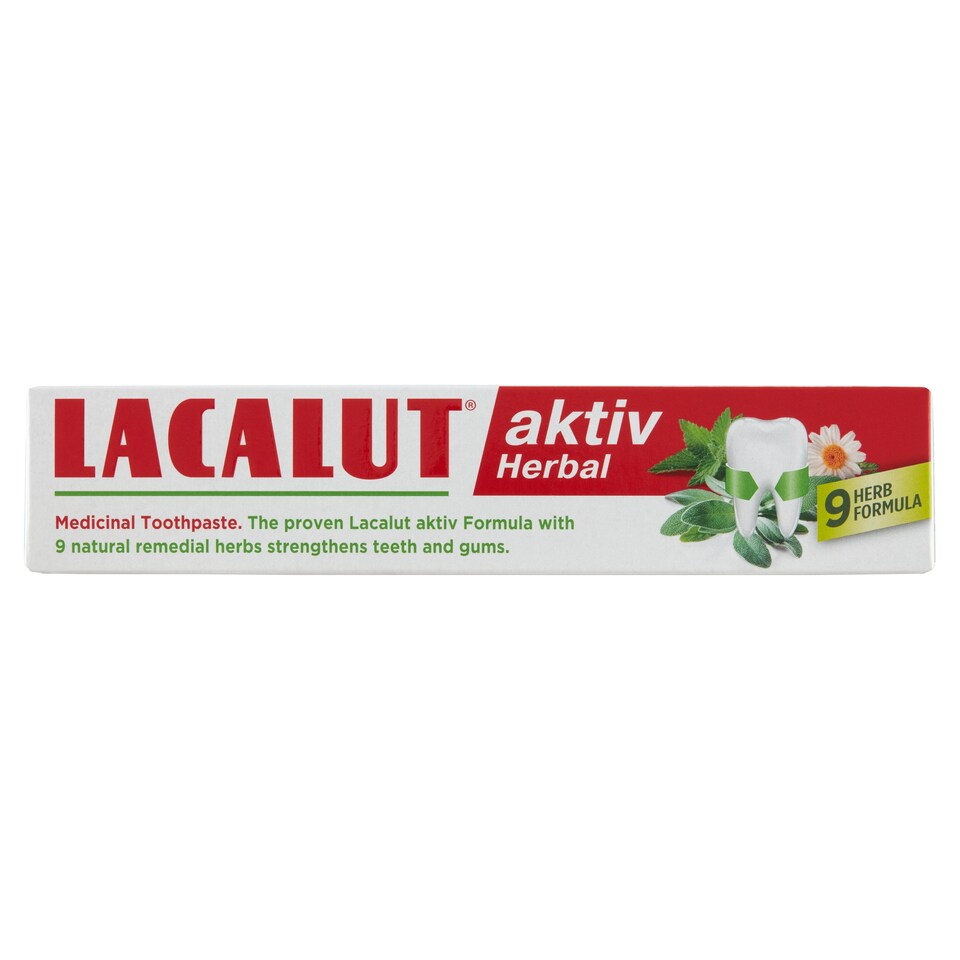 Lacalut aktiv Herbal fogkrém 75 ml  1. kép