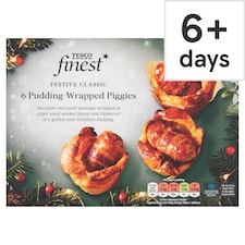 Tesco Finest 6 Pigs In Blankets Yorkshire Puddings 180G