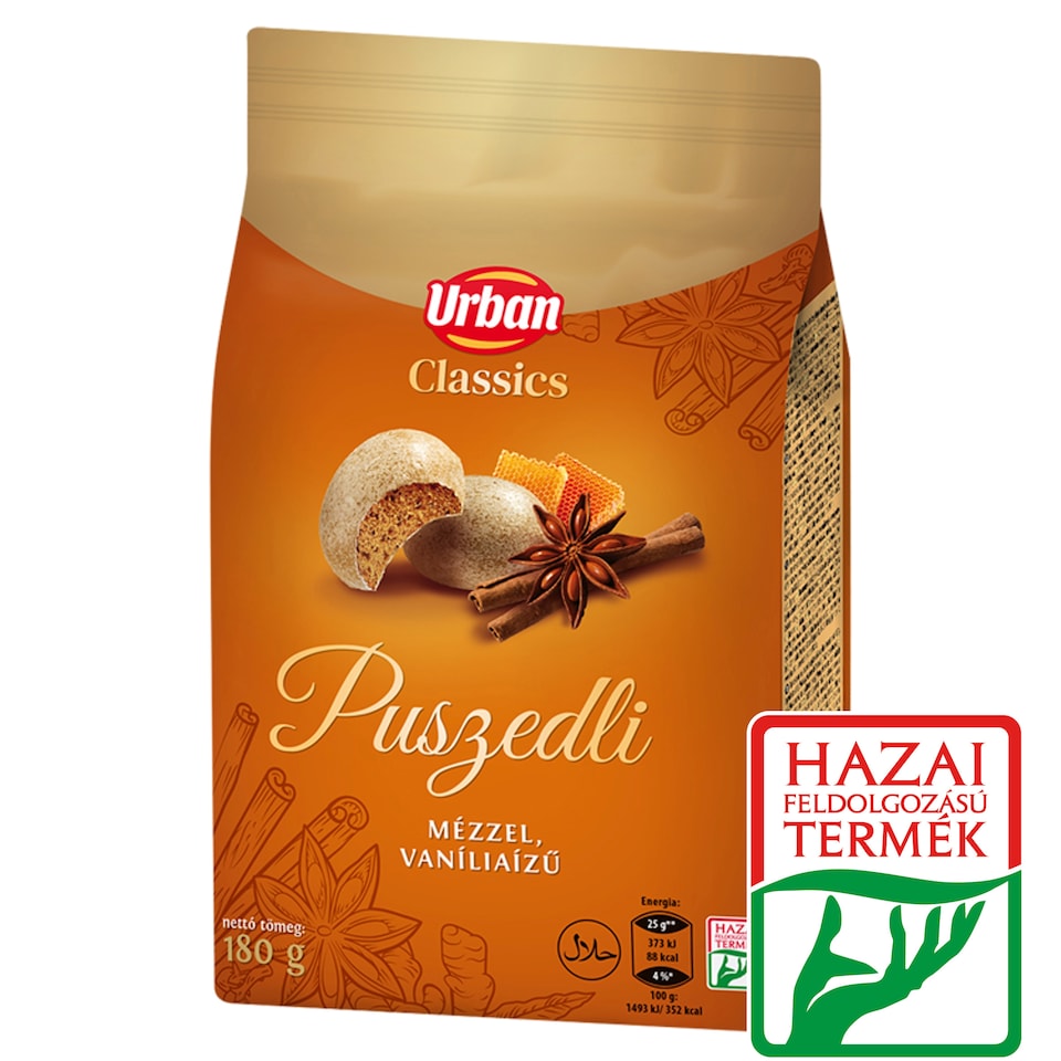 Urban Classics Vanilla Flavoured Honey Gingerbread 180 g
