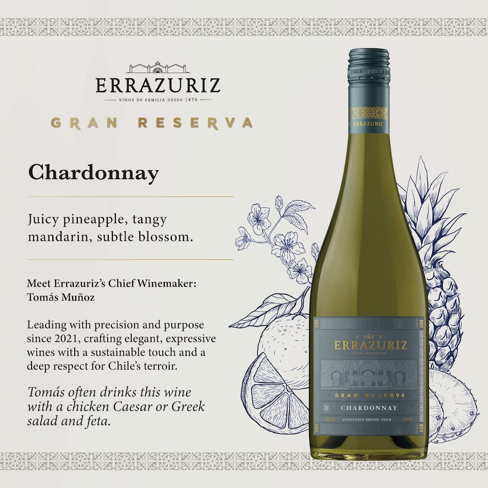 image 1 of Errazuriz Gran Reserva Chardonnay 75cl