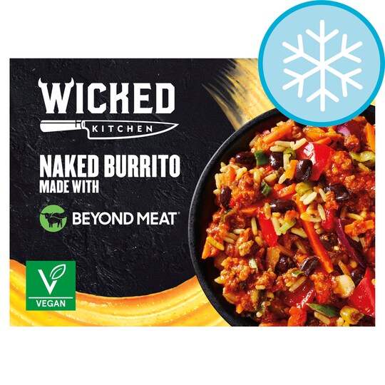 Wicked Kitchen Beyond Beef Nkd Burrito 400G Tesco Groceries
