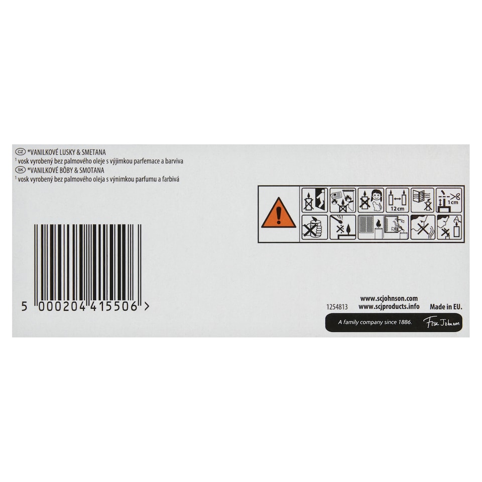 Obrázek 1 pro produkt Glade Vanilla Cream Cookies parfémovaná svíčka 2 x 112g (224g)