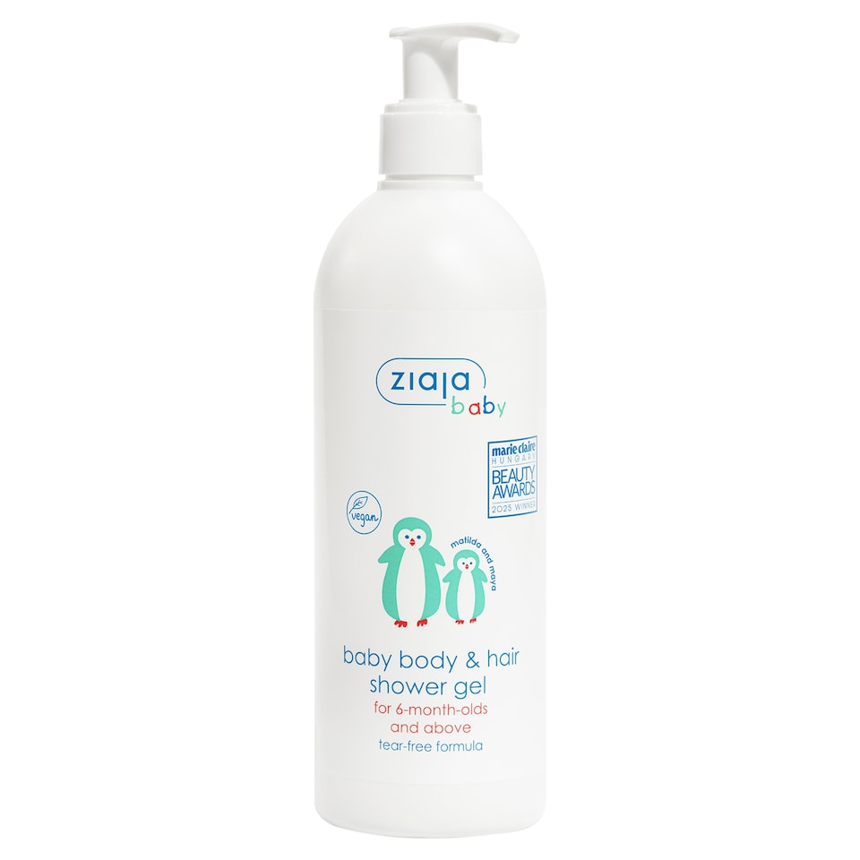 Ziaja Baby baba és gyermek tusfürdő testre és hajra 6 hónapos kortól 400 ml