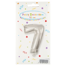 Decorata Party fólia léggömb 7-es szám partidísz 85 cm