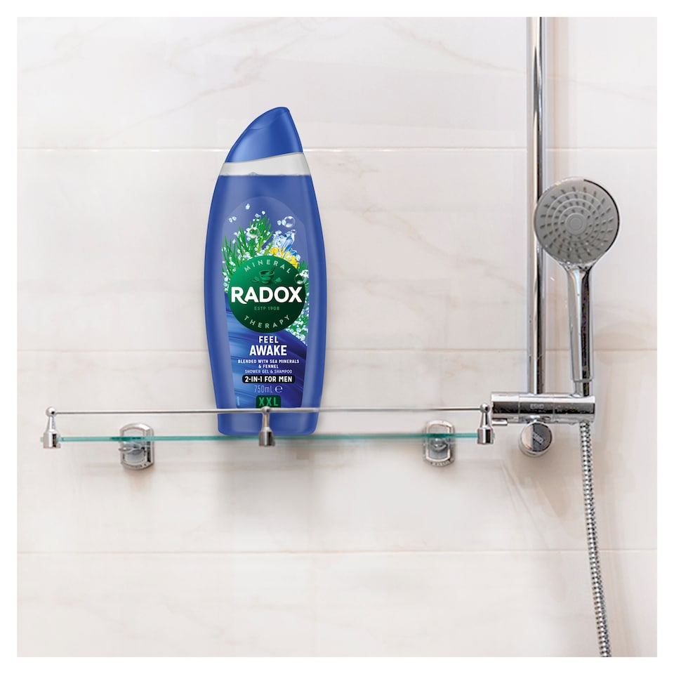image 1 of Radox Shower Gel Feel Awake 750Ml