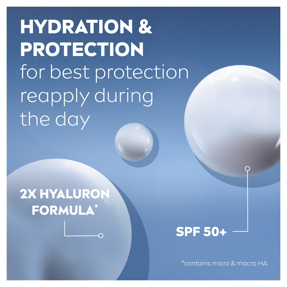 image 1 of NIVEA Expert Filler Hyaluronic Acid Daily UV Serum Fluid SPF50+ 30ml