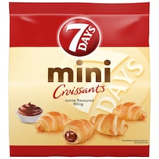 7 Days Mini Croissant With Cocoa Filling 185G