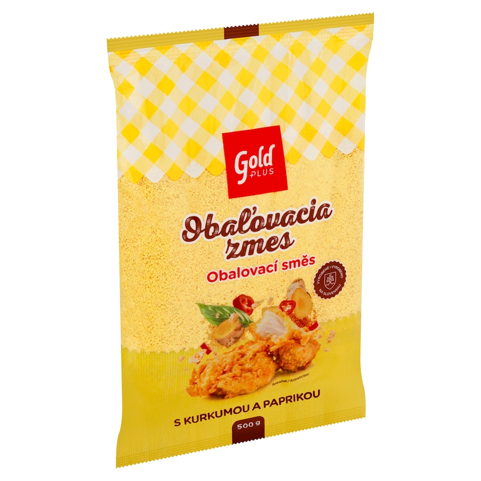 Gold Plus Obalovací směs s kurkumou a paprikou 500g