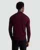 image 3 of F&F Pure Merino Wool High Neck Jumper in Burgundy