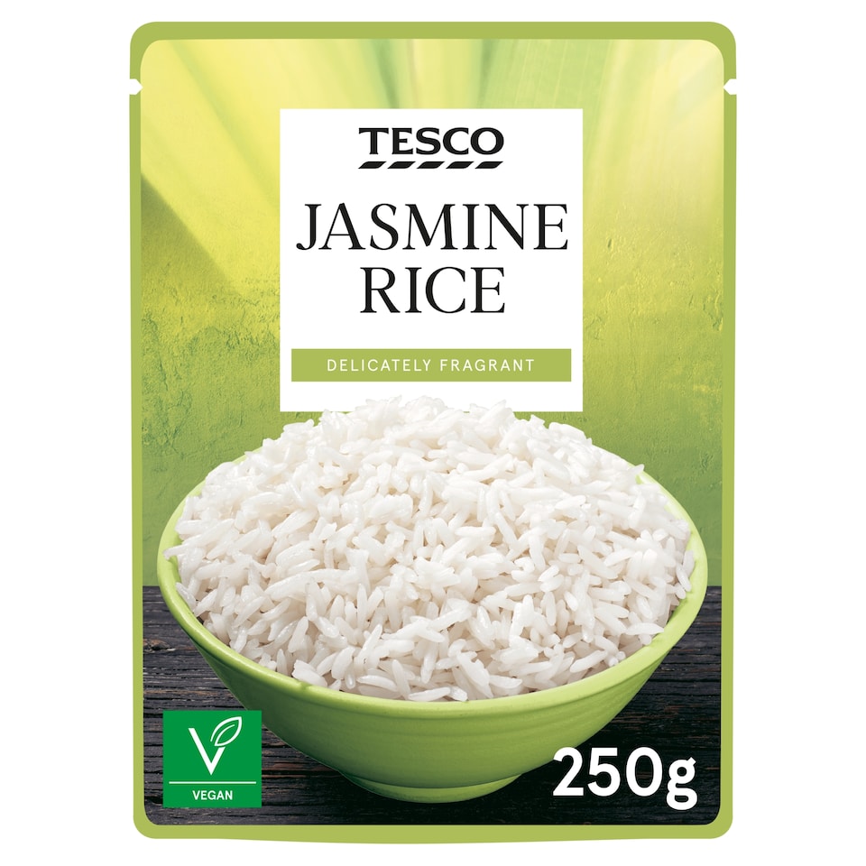 Tesco Microwave Jasmine Rice 250G