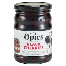 Opies Black Cherries With Kirsch 370G