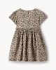 image 4 of F&F Girls Leopard Print Short Sleeved Dress in Multi Brown