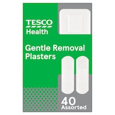 Tesco Health Gentle Removal Plasters Assorted 16 Pack