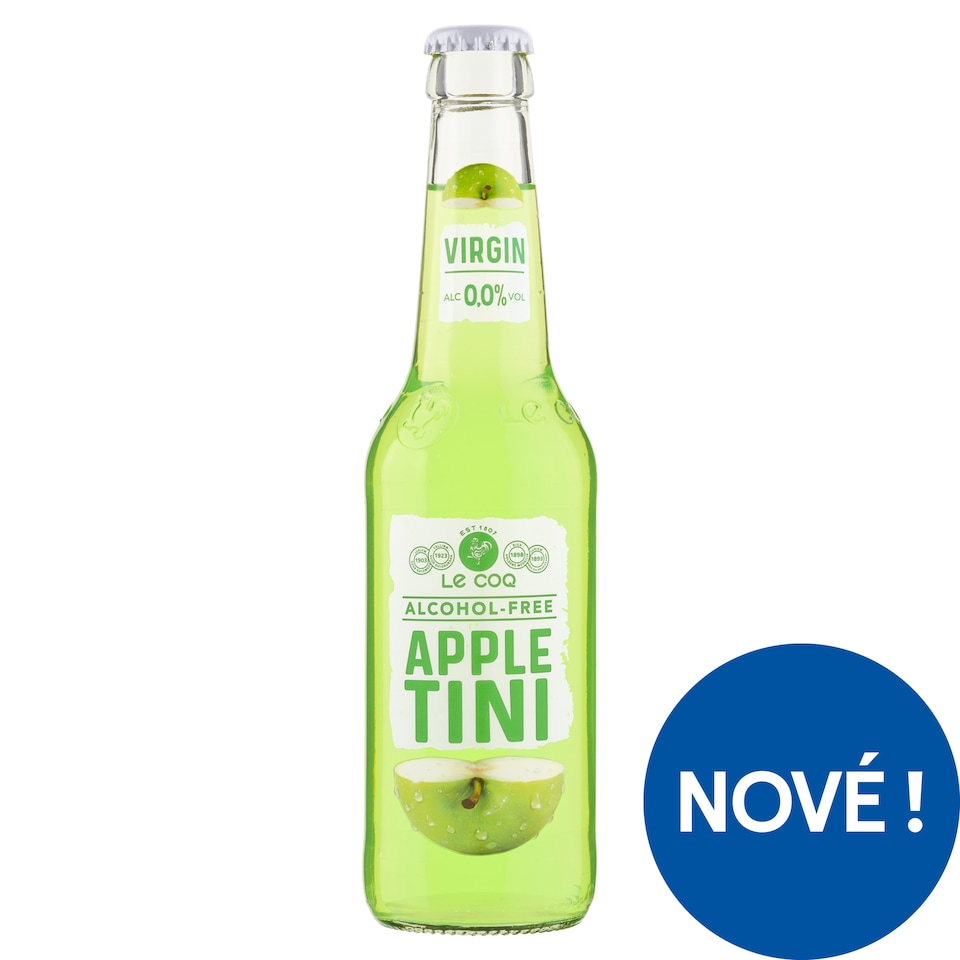 Le Coq Appletini ochucený nealkoholický nápoj s příchutí jablka 0,33l