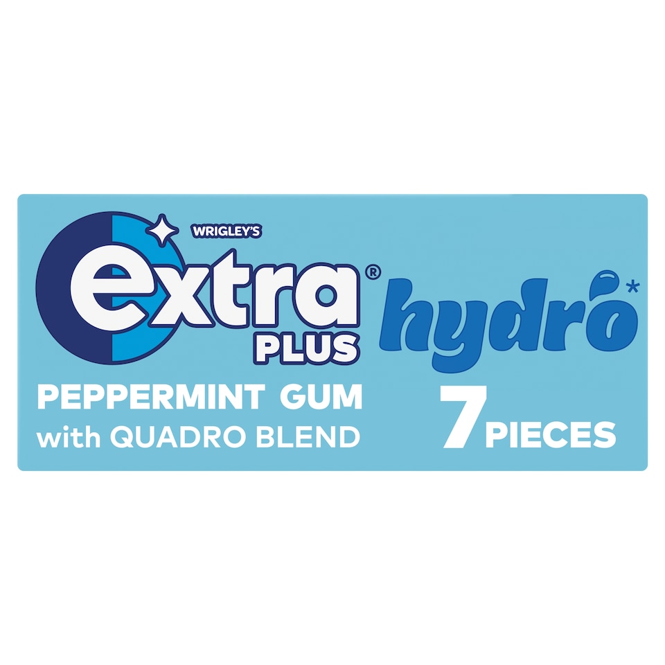 Extra Plus Hydro Peppermint Chewing Gum 7 pieces