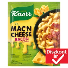 Knorr Mac'n Cheese sajtszószos-baconös tészta alap 33 g