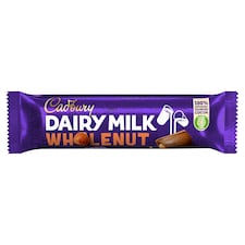 Cadbury Dairy Milk Wholenut Chocolate 45G