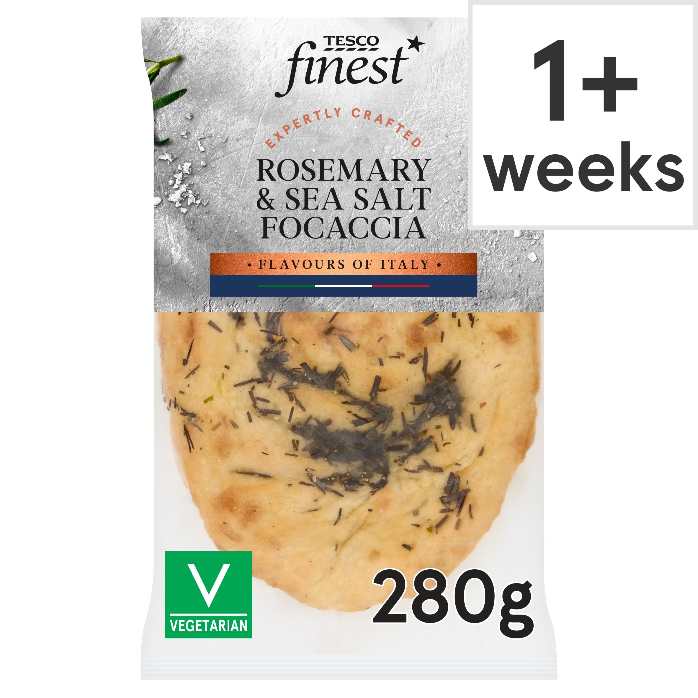 Tesco Finest Rosemary & Sea Salt Focaccia 280g