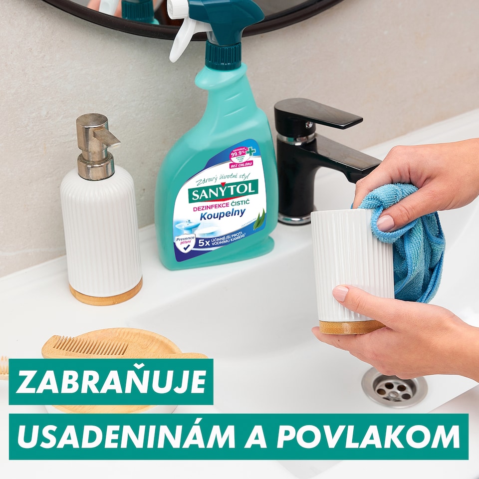 image 1 of Sanytol Disinfection Bathroom Cleaner Pure 500 ml