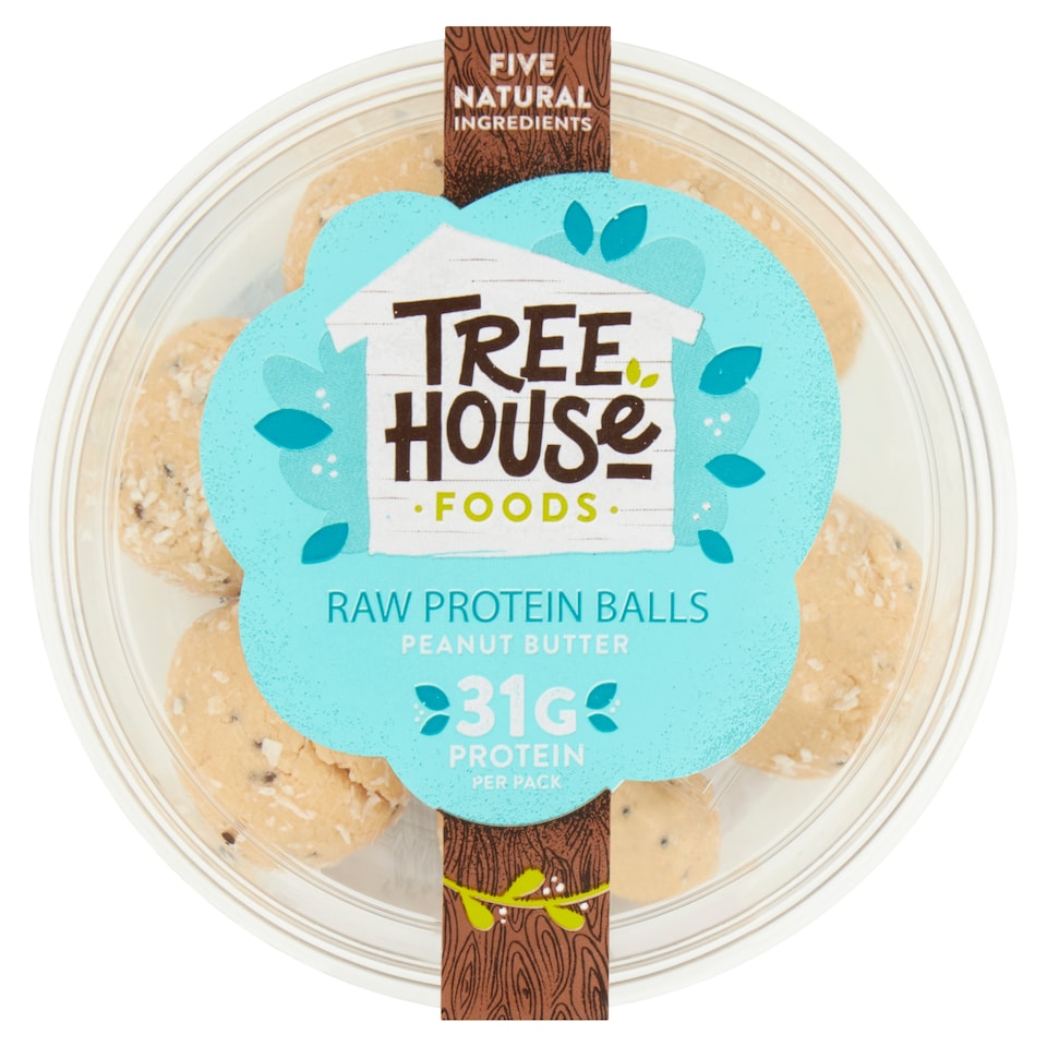 Tree House Foods Raw Prtn Balls Peanut Butter 140G